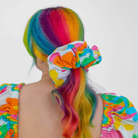 LARGE SCRUNCHIE RAINBOW FLOWERS