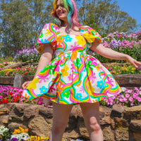 DELIGHTFUL DELUXE RAINBOW FLOWERS - IN STOCK