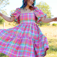 DARLING PINK PLAID