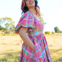 DARLING PINK PLAID