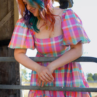 DARLING PINK PLAID