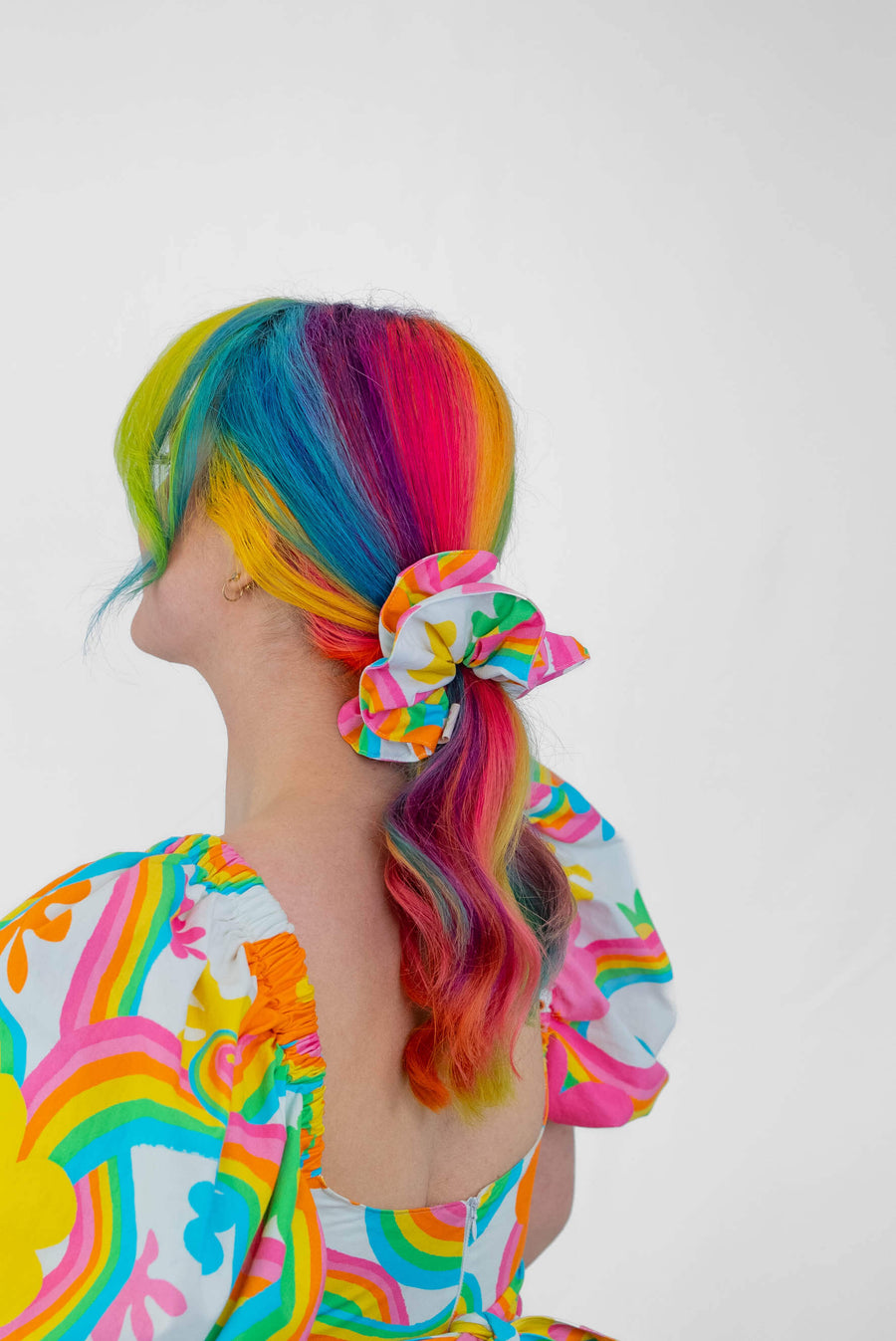 MEDIUM SCRUNCHIE RAINBOW MULTI PACK
