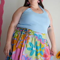 MUSE SKIRT PINK PLAID