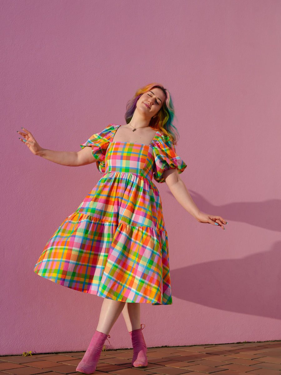 DARLING RAINBOW CHECKER - IN STOCK
