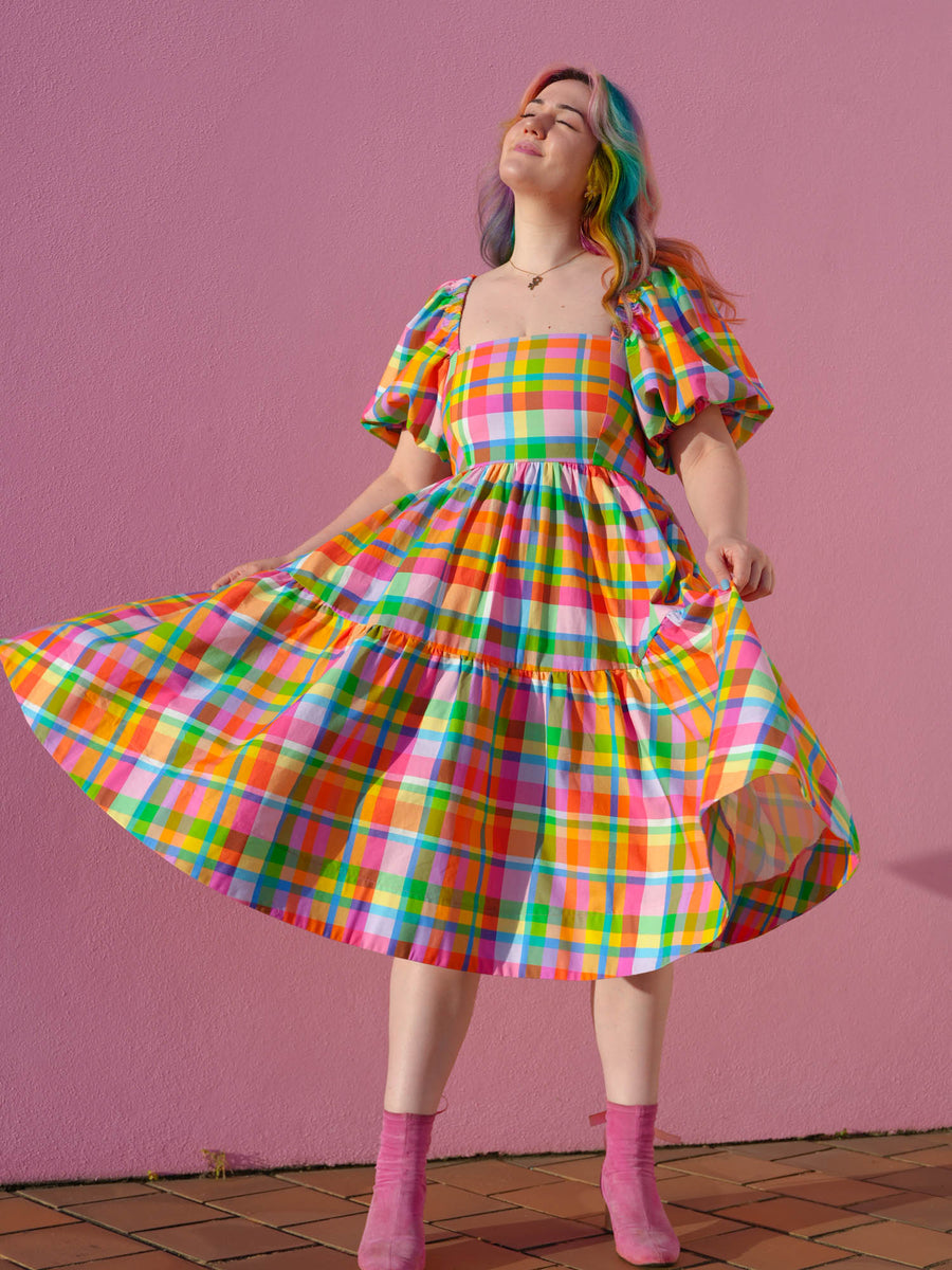 DARLING RAINBOW CHECKER - IN STOCK