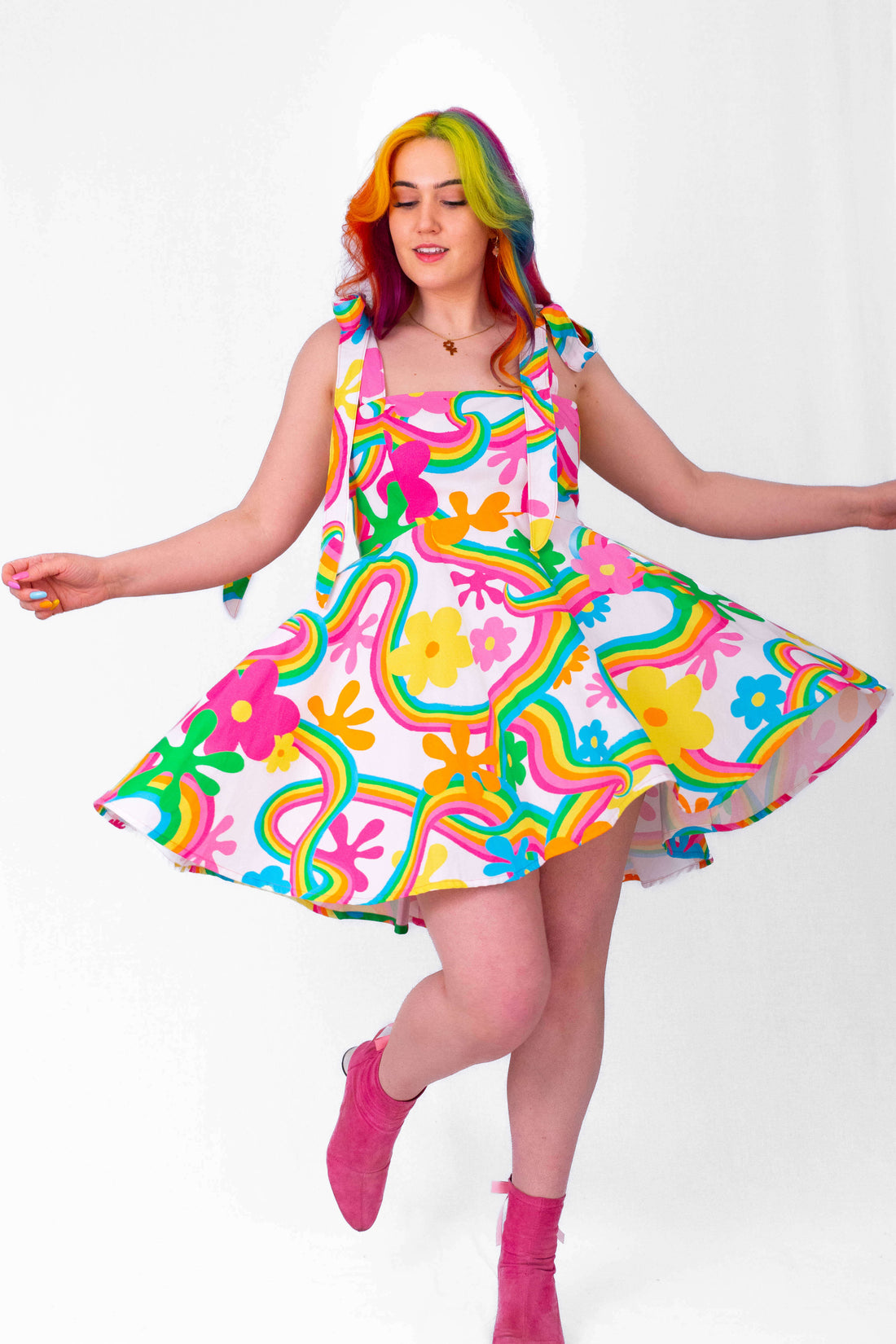 DISCO RAINBOW FLOWERS