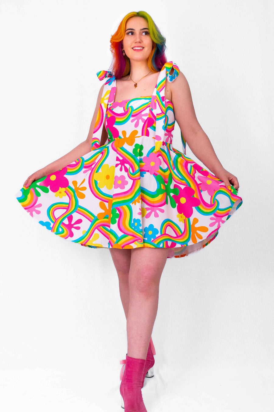 DISCO RAINBOW FLOWERS