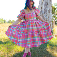 DARLING PINK PLAID