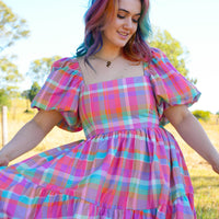 DARLING PINK PLAID