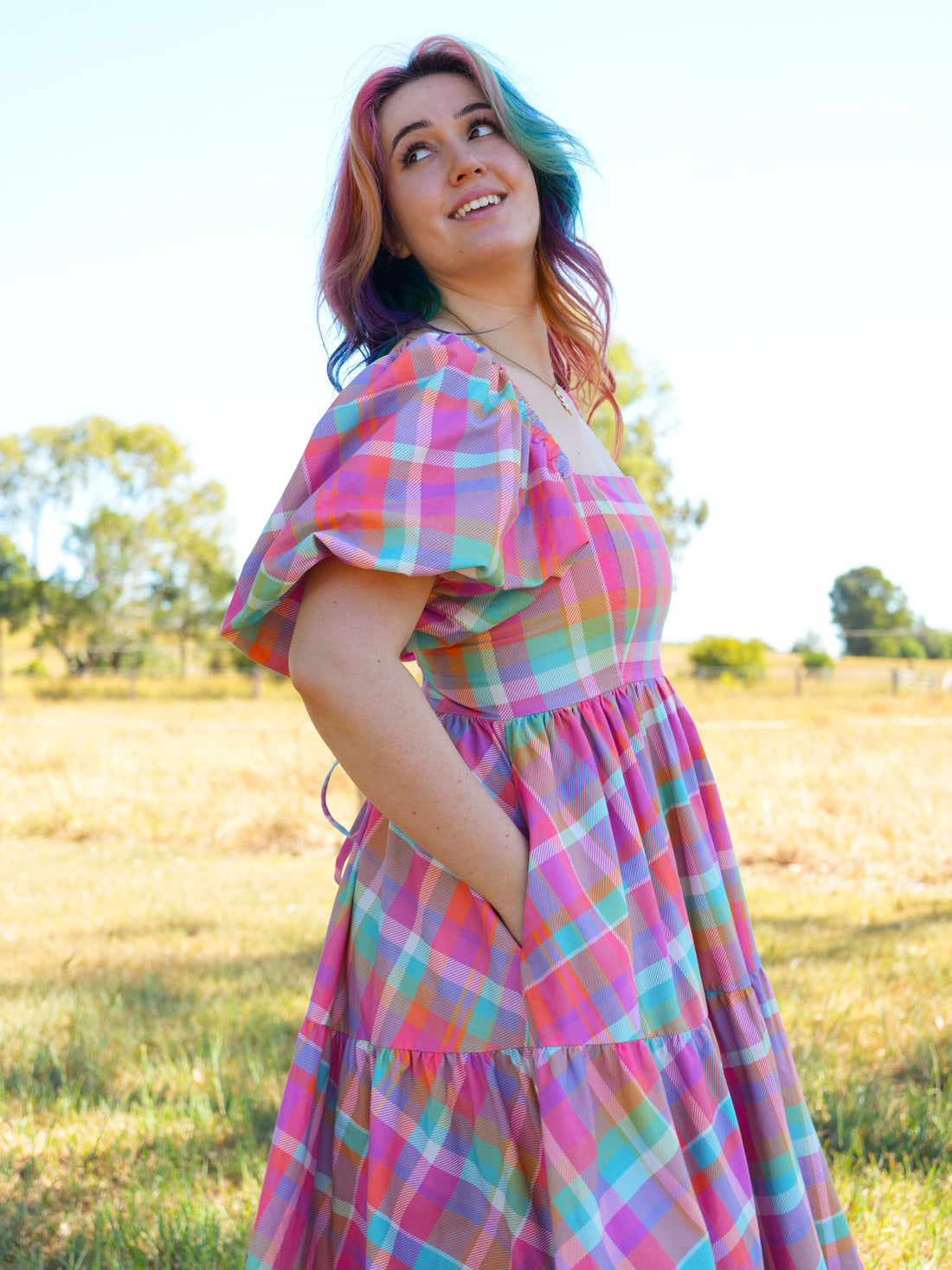 DARLING PINK PLAID