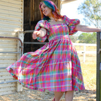 DARLING PINK PLAID