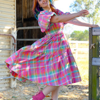 DARLING PINK PLAID