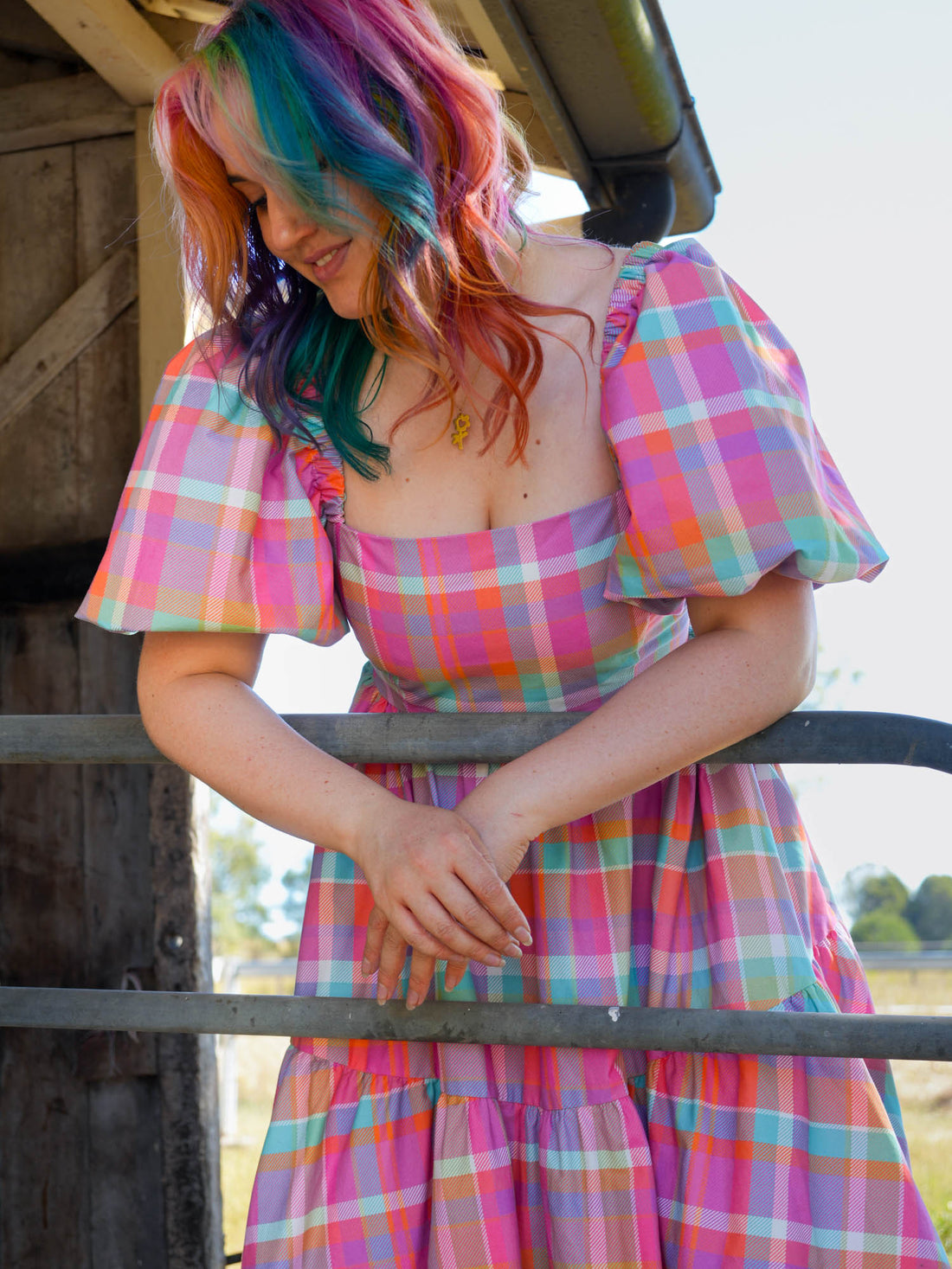DARLING PINK PLAID